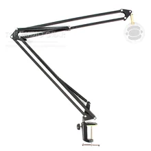 Большой размер подвесная ножничная подставка для голубого снежного шарика, настольный микрофон для записи, подставка с зажимом