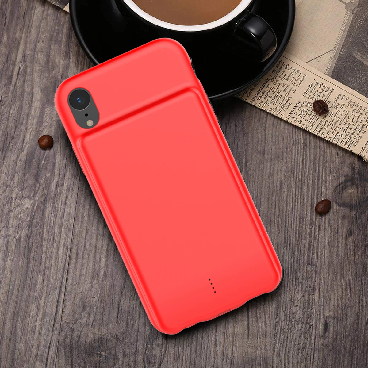 Для iPhone Xr батарея зарядное устройство чехол с аудио 5000 мАч внешнее резервное