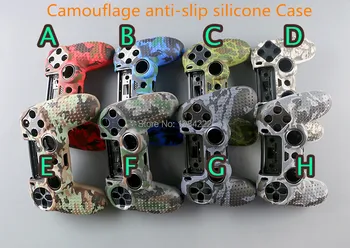 

2pcs/lot Camouflage Anti-slip Silicone Cover Skin Case for Sony Play Station Dualshock 4 PS4 Pro Slim Controller