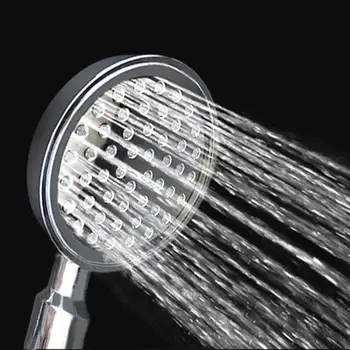 

Silver Shower Bath Head High Pressure Handheld Shower Head With Negative Ion Bathroom Water Saving Shower Heads