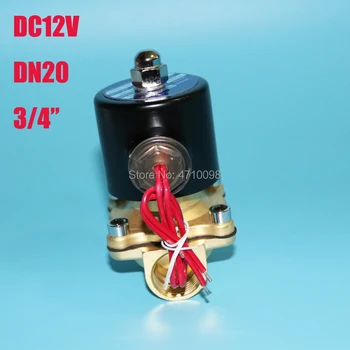 

Free Shipping 2018 New DC12V 3/4" Normal closed Electric Solenoid Valve Alloy Water Air Gas Water Air 2W200-20 ALLOY
