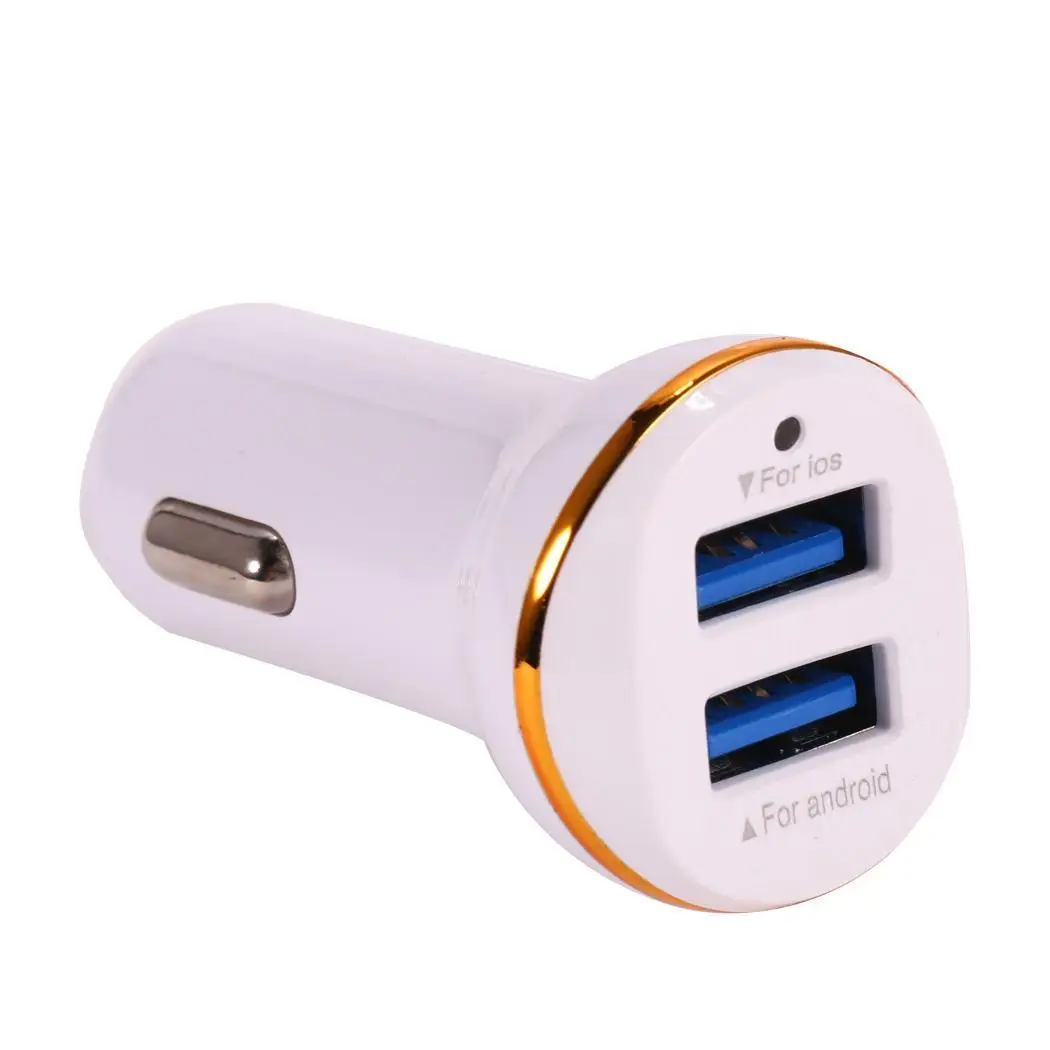 

12 DC Twin 24V Dual Adapter built 3.1A Fast Car Port overload Quick 3100mA Charge 5V USB max Charger protection 12V