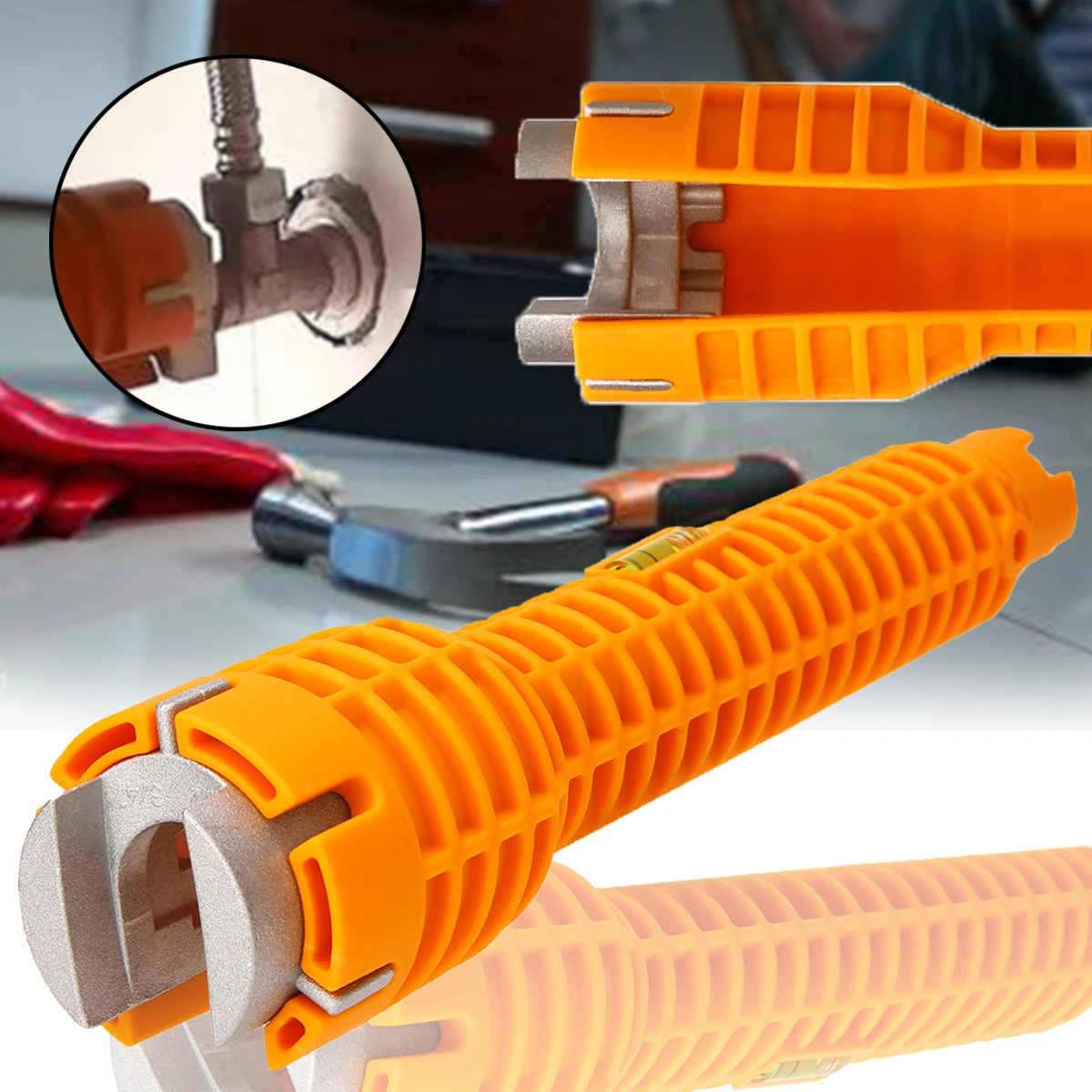 Extra long Socket Wrench Faucet and Sink Installer Anti Slip Handle