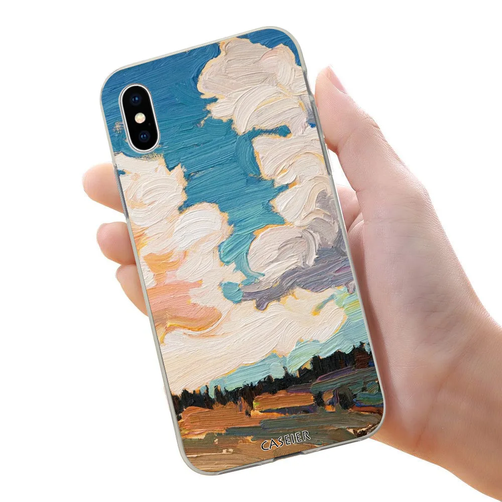 CASEIER 3D чехол для телефона iPhone X 6 6s 7 8 Plus абстрактный Мягкий ТПУ 11 Pro XS Max XR