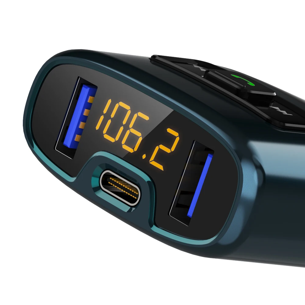 ANLUD Quick Charge 3 0 Автомобильное зарядное устройство fm передатчик Bluetooth автомобильный