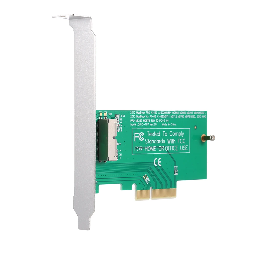 PCI E SSD адаптер карта для Macbook Air и Pro Retina 2013 2014 2015 HDD Контроллер