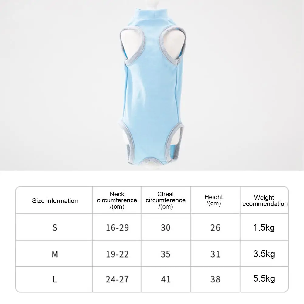 Cat Post-operative Clothing Resistant To Biting Sterilization Surgical Gown Weaning Thin Four-legged Prevent Lick After Surgery