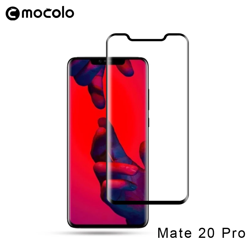 Mocolo 3D Edge Curved Full Glass For Huawei Mate 20 Pro Tempered Mate20 Screen Protector Lite | Мобильные телефоны и