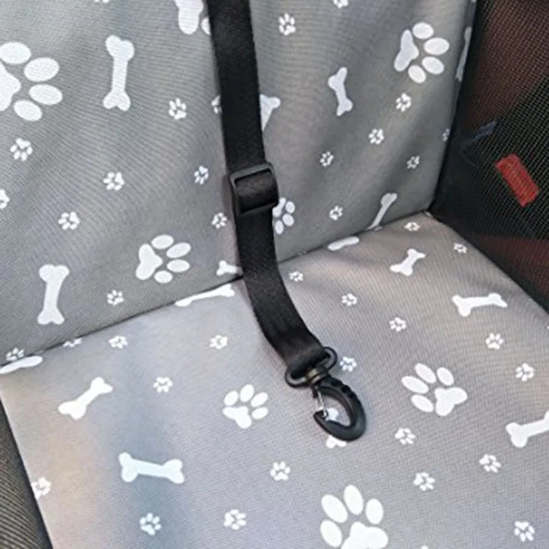 Практичное автомобильное сиденье для собак, обновленное, роскошное, переносное, для питомцев, для собак, подгоняющее автокресло с клипсой, поводок и одеяло для собак, идеально подходит для