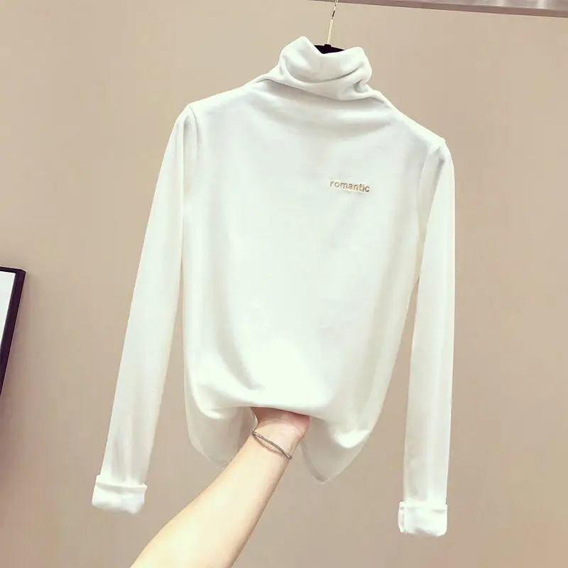 Fashion Sweaters Women Turtleneck Tops Jumper Female Solid Color Embroidery Letters Pullovers Loose Casual Soft Knitted Clothes Fashion Sweaters Women Turtleneck Tops Jumper Female Solid Color Embroidery Letters Pullovers Loose Casual Soft Knitted Clothes