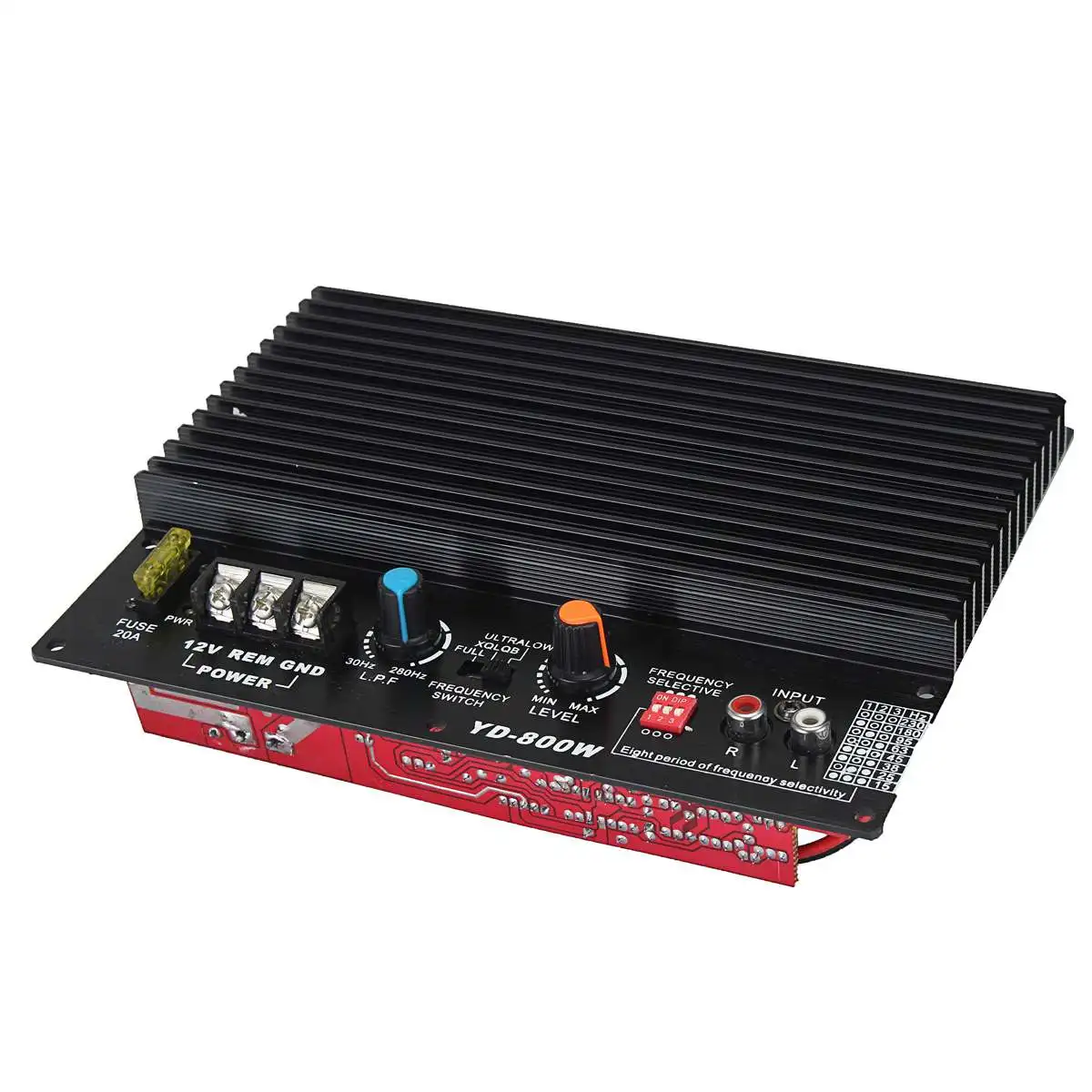 Coche Auto Audio de alta fidelidad Subwoofer de alta potencia de 200 W 12 V Subwoofer tablero amplificador Amp Mb Coche Auto Audio de alta fidelidad Subwoofer de alta potencia de 200 W 12 V Subwoofer tablero amplificador Amp Mb