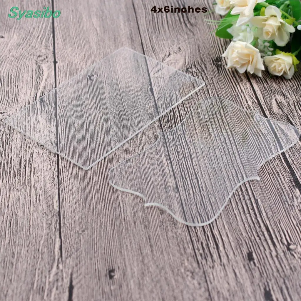  (one each) 152mm Blank Clear Acrylic Wedding Invitations Save the Date Birthday Party Invitation La - 32958229159