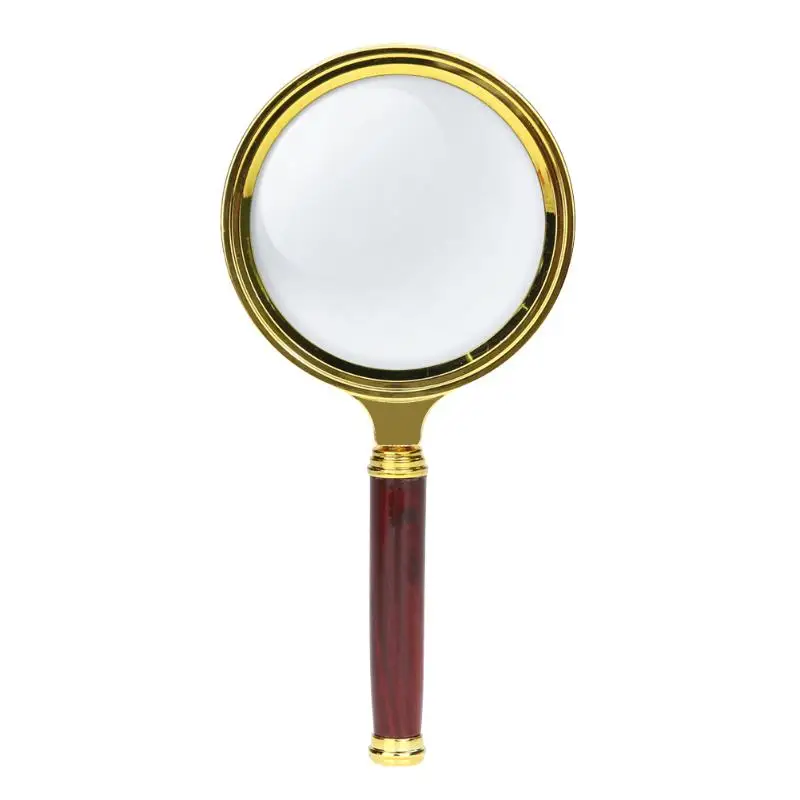

Portable 10X Magnifying Glass Handheld Magnifier for Jewelry Newspaper Book Reading High Definition Eye Loupe Glass Tool
