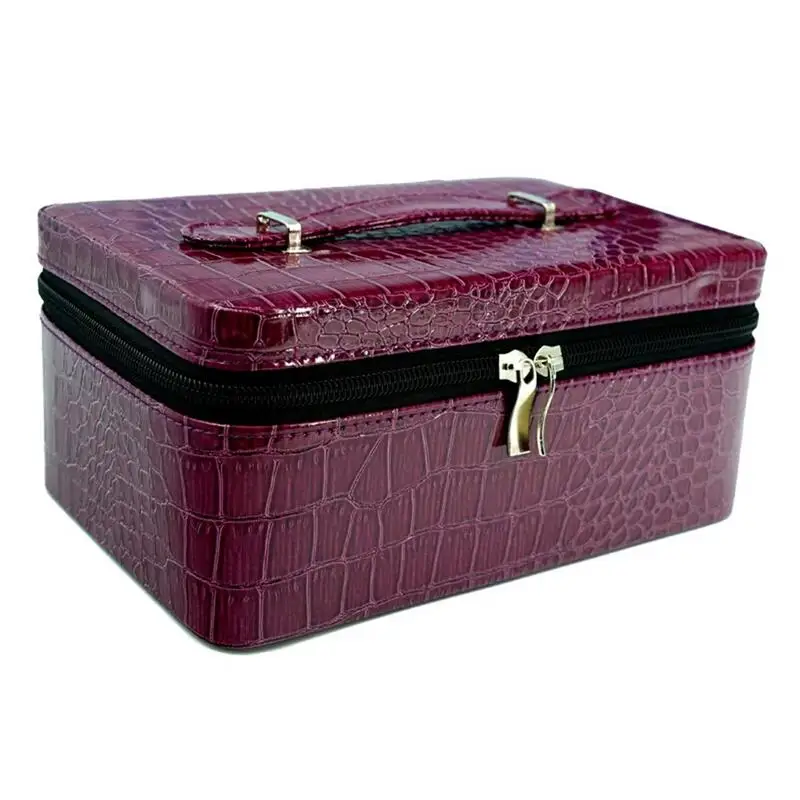 

72 Compartments Essential Oil Storage Bag Portable Essential Oil Bottle Organizer Jewelry Collecting Case Makeup Container