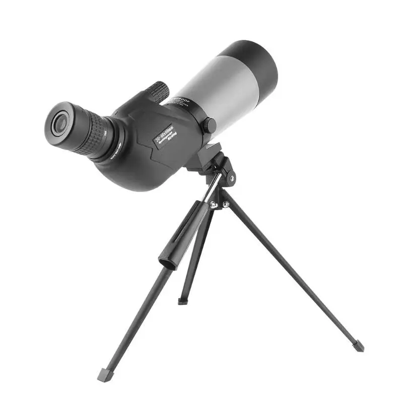 

Waterproof Zoom Spotting Scope Birdwatch Long Range Target Telescope Anti-fog Monocular w/ Tripod for Hunting Sport ZP20-60X60A