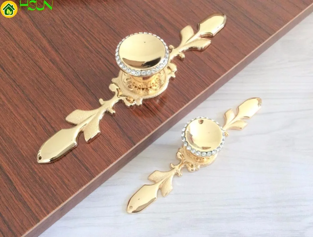 

Crystal Pulls Handle Gold Drawer Knobs Glass Dresser Knobs Kitchen Cabinet Handles Knobs Blingbling Hardware