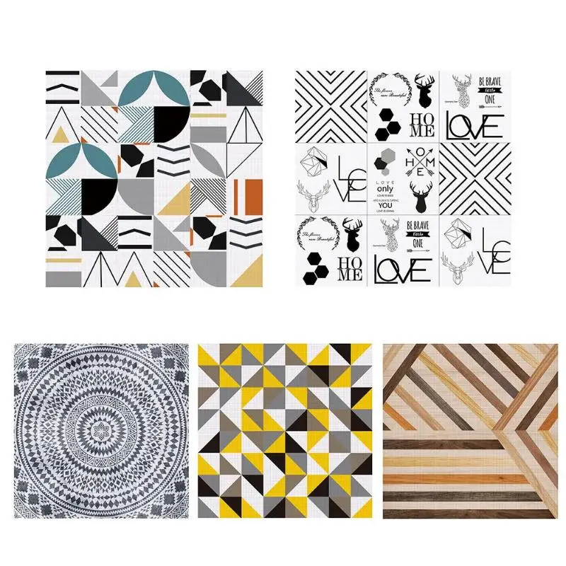 

Waterproof Geometric Table Decals Desk Self-adhesive Stickers Decor Ornaments Home Decoration Accessories