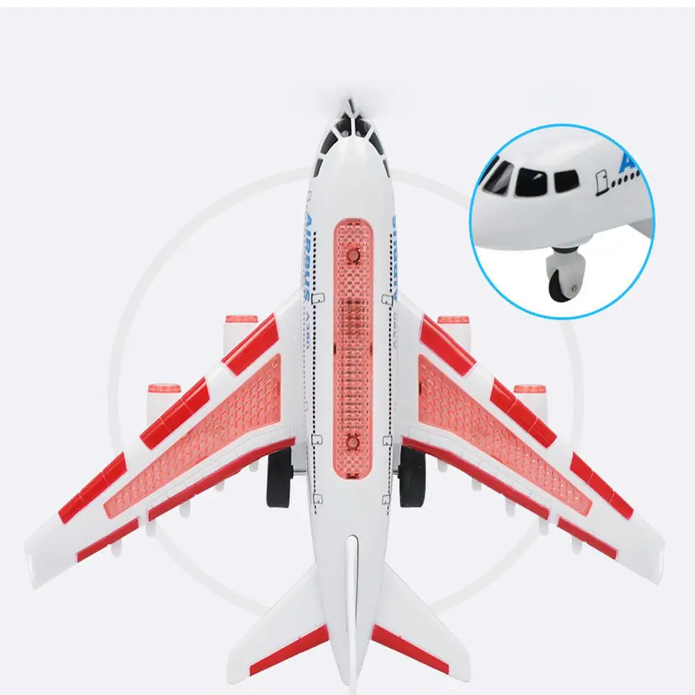RCtown A380 Airbus игрушки RC самолет с музыкальными огнями большой электрический пульт