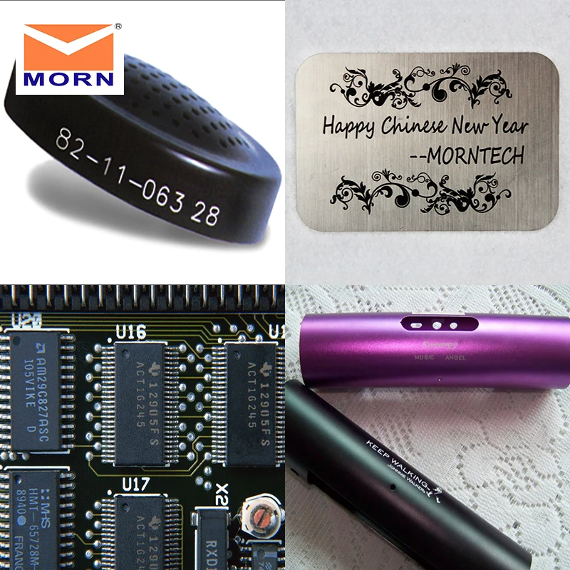 

MORN Marking Metal Laser Engraving Machine diy CNC Fiber Laser Marking Machine cut gold silver stainless steel carton steel