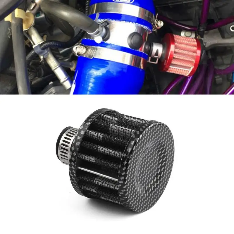 Kit de filtro de admisión de aire frío Universal de 12mm para coche