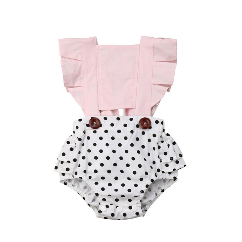 

Baby Bodysuit Ruffle Jumpsuit Newborn Clothes Summer Baby Girl Bodysuit Cotton One Piece Jumpsuit Playsuit Sunsuit Body Infantil
