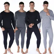 Мужское термобелье, комплект верхней части, вафельный трикотаж, хлопок, длинный Джон