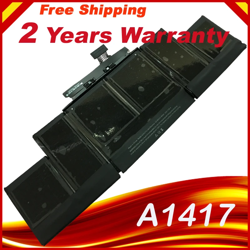 95Wh 10.95V A1417 Battery For Apple Macbook Pro 15