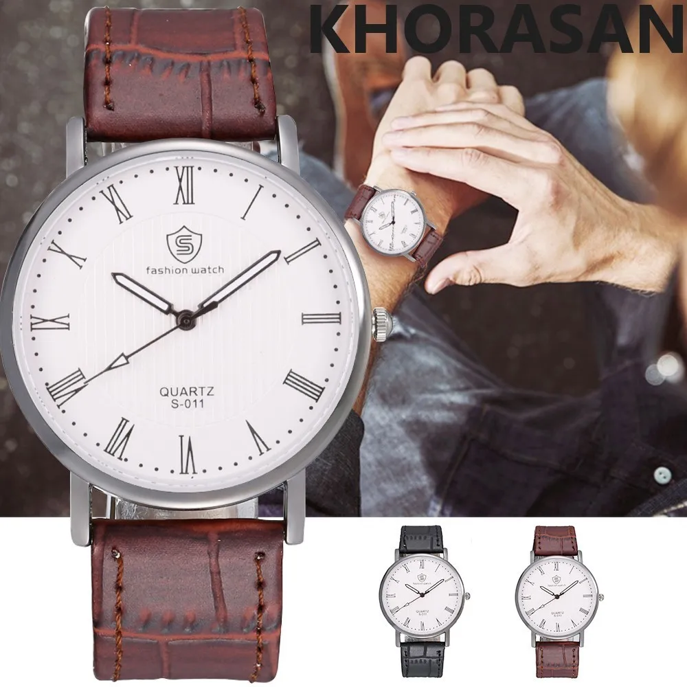 

Men Watch Business Watches Brand Luxury Sport Clock Relogio Masculino Leather Quartz WristWatch Drop Shipping Reloj Montre Homme