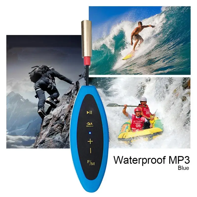 

Sports Swimming FM Radio MP3 Player Diving Music Player Waterproof Earphone Lossless Sound Quality IPX8 Waterproof Earphone
