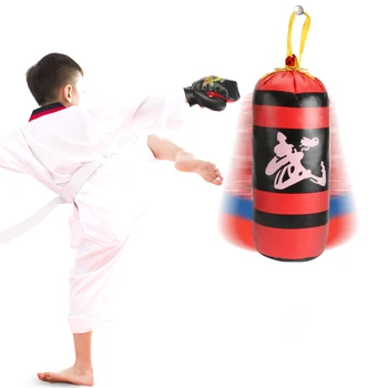 

3 Pcs / Set Child Sandbags Mini Boxing Gloves Punching Ball Sports Toys Sandbags Pendant Decompression Toy