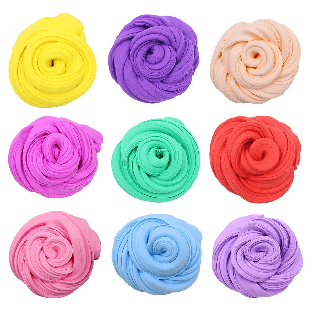 

80ml Fluffy Foam Slime Clay Ball Supplies DIY Light Soft Cotton Charms Slimes Kit Lizun Office Antistress Kids Toys for Children