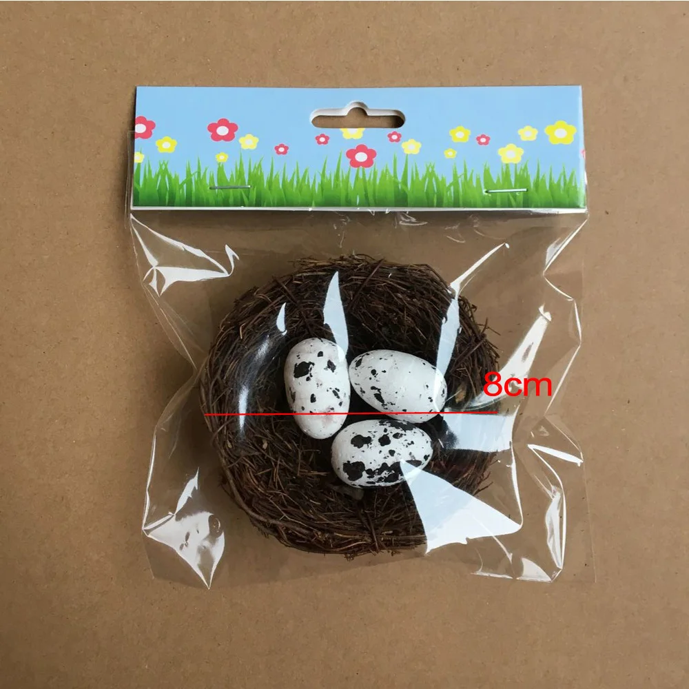 

Easter Handmade Vine Brown Bird Nest House Home Nature Craft Holiday Decor Gift