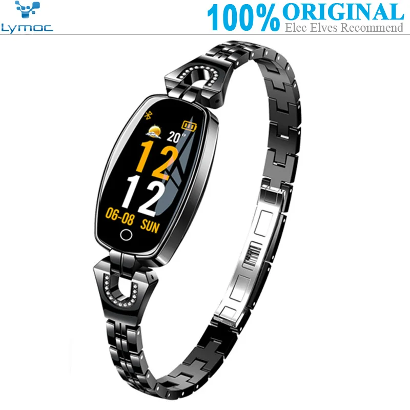 

LYMOC H8 Women Fashion Smartwatch (Metal, Heart Rate ,Blood Pressure Oxygen Detection, Waterproof, Call Reminder Smart Bracelet)