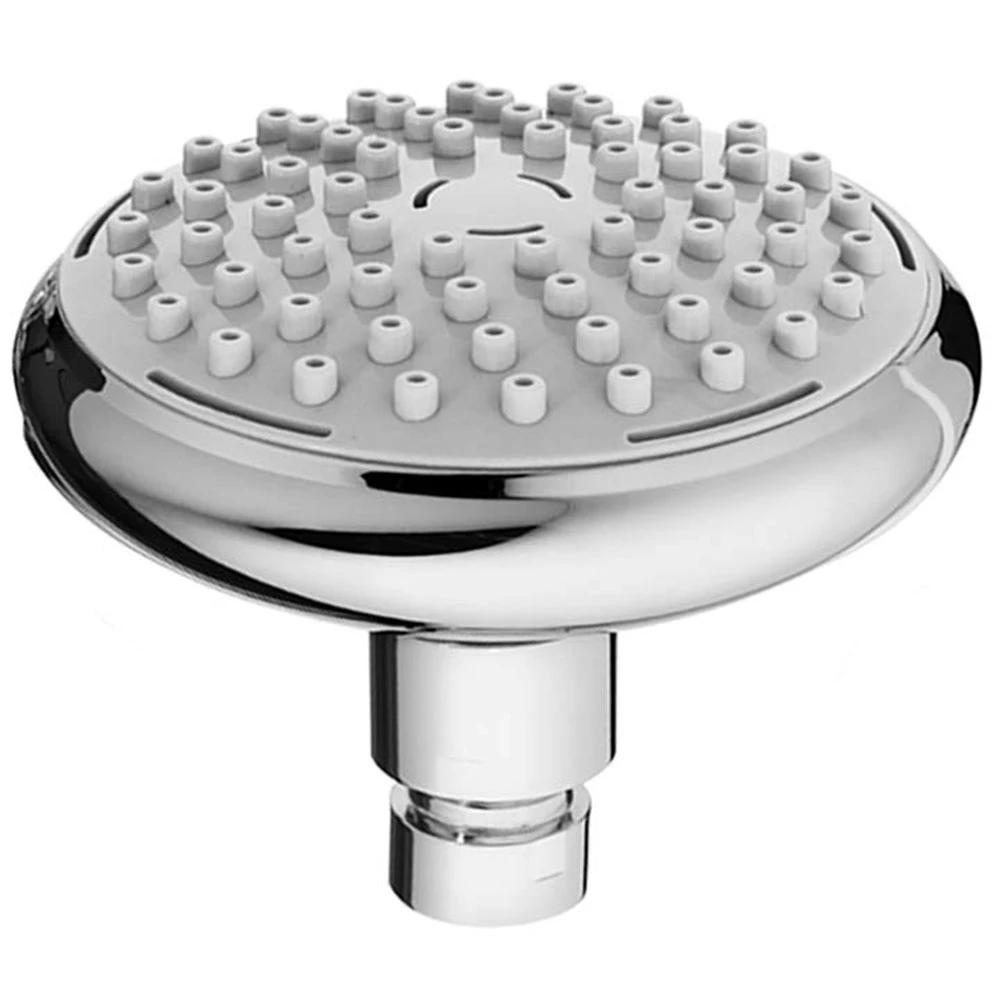 CNIM Hot Shower Head, Metal 4 Inch Anti Clog Anti Leak Fixed Chrome