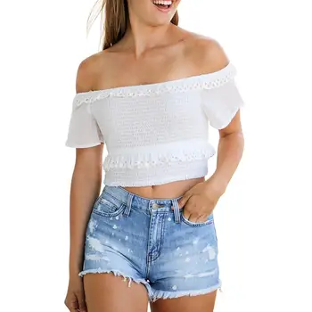 

2019 Summer Fashion Women Ripped Frayed Jeans Shorts Mid Rise Fringe Denim Hot Casual Pants Sexy Female Tassel Hole Denim Shorts