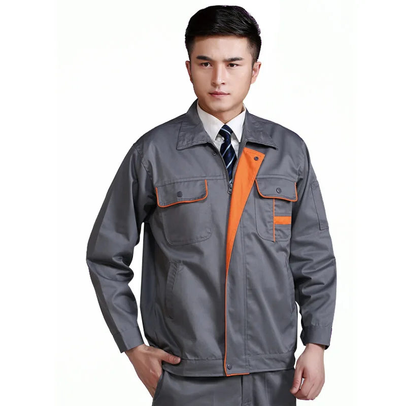 

2019 Men's Work Clothing Long Sleeve Coveralls High Quality Overalls For Worker Repairman Machine Auto Repair Electric Welding