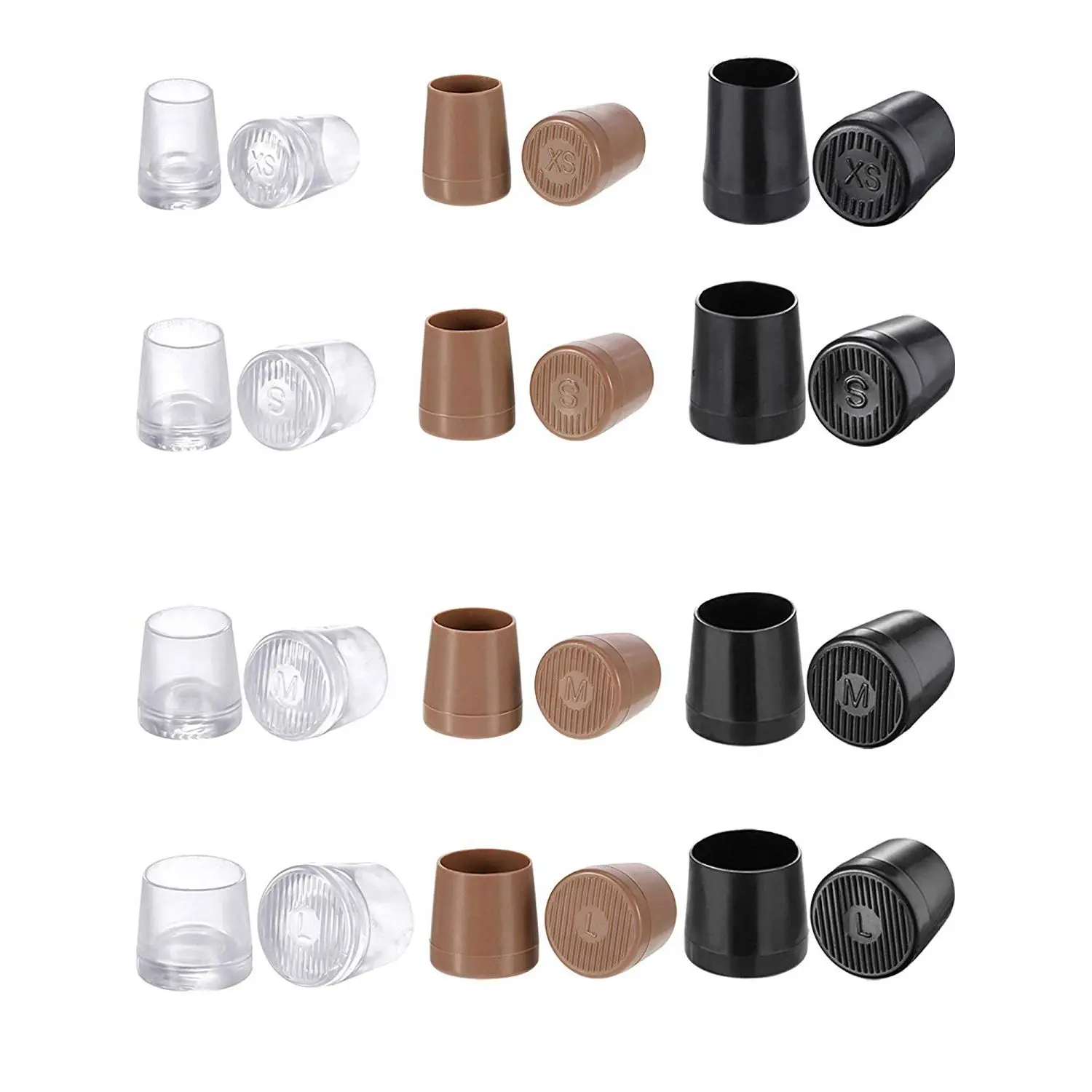 

12 Pairs Heel Repair Caps Covers High Heel Protector for Women's Shoes, XS, S, M, L, 3 Colors high heel protectors for walking