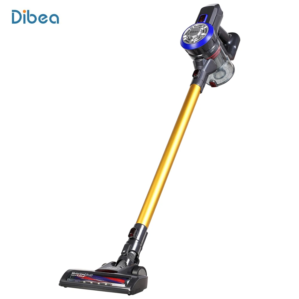 

Dibea 2-In-1 Household Vacuum Cleaner Lightweight Cordless Handheld Stick Vacuum Cleaner With LED Lights Brush 9000 Pa XJ