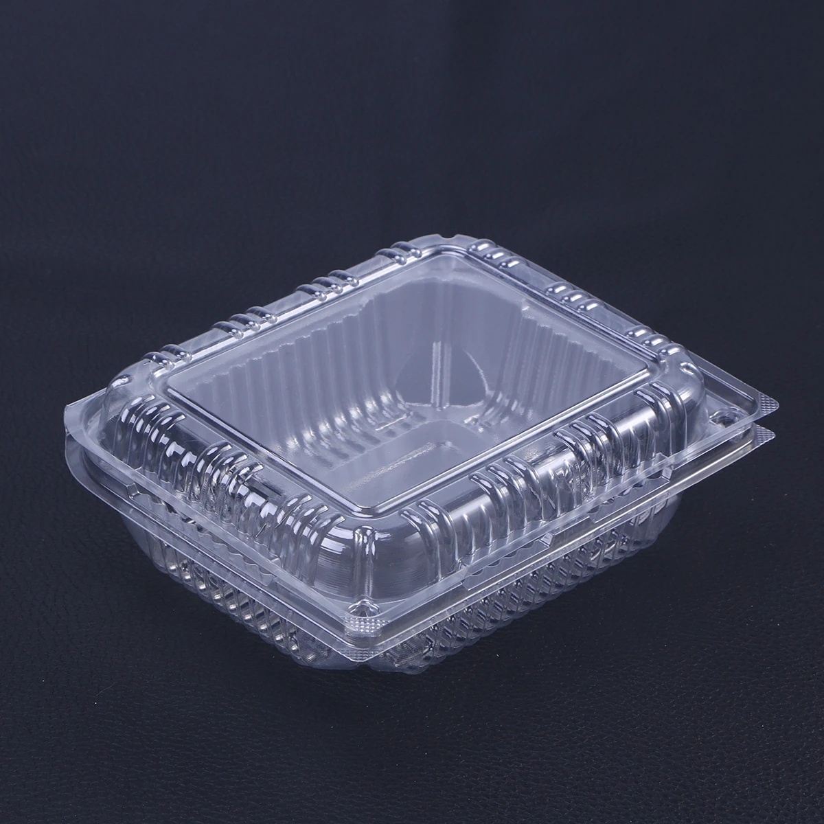 30 шт одноразовые коробки с прозрачной откидной крышкой, пластиковые контейнеры для еды на вынос для десертов, фруктов, овощей-17,5x14,3x6 см