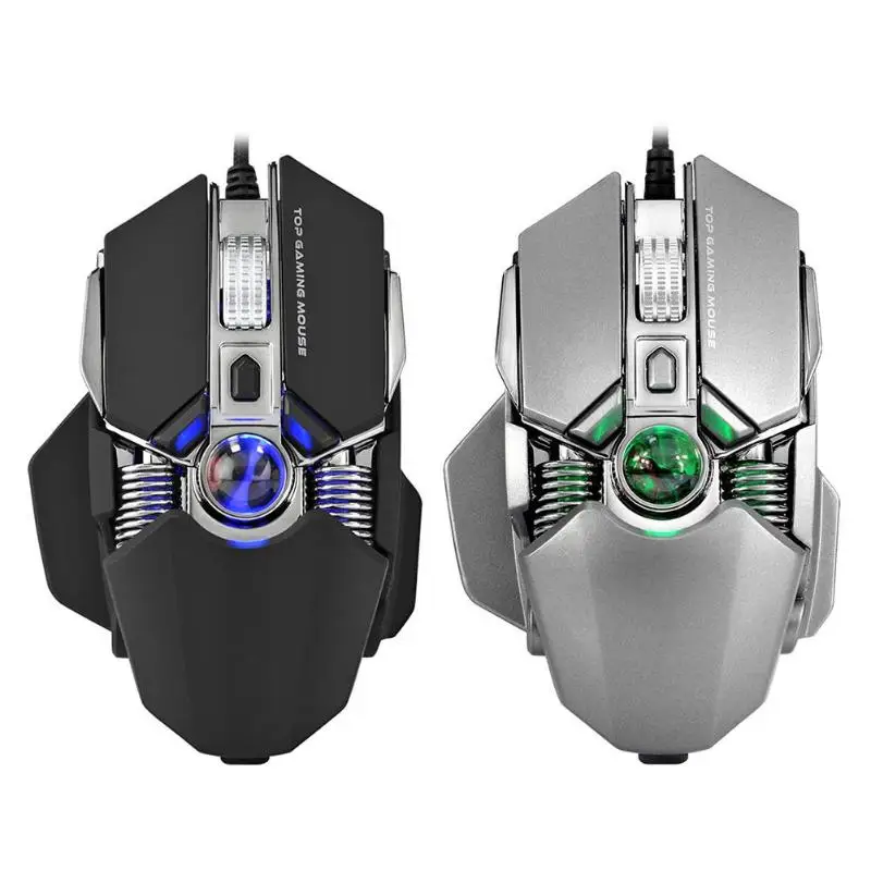 RGB Gaming Mouse USB Wired 9 Buttons Backlight 2750 Adjustable DPI Optical Gamer Mice Computer maus