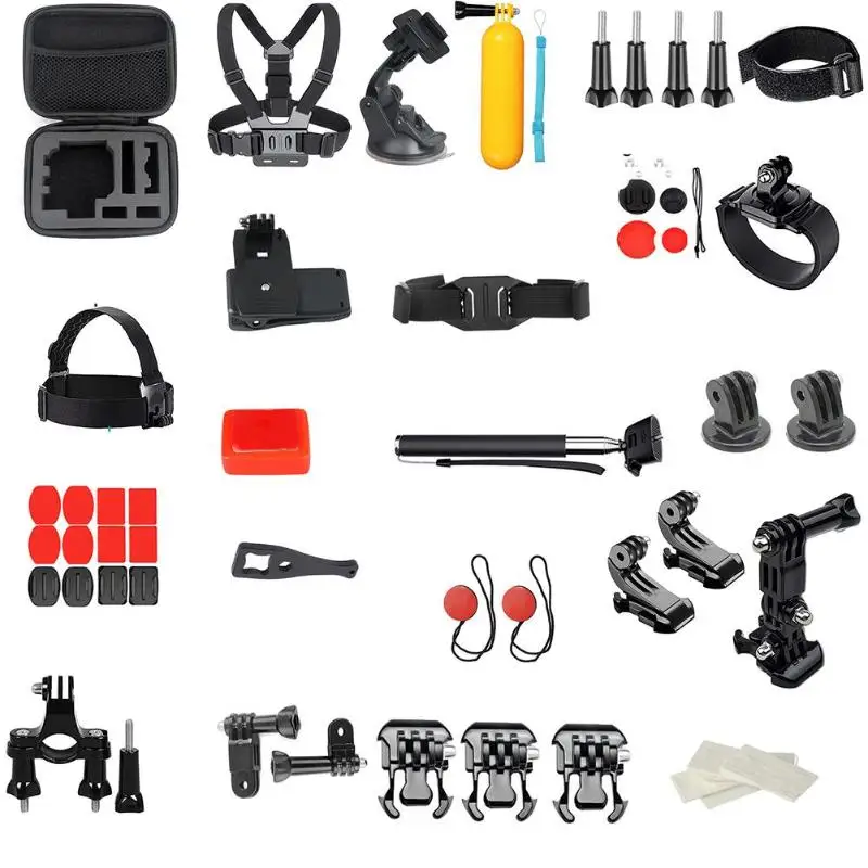 VODOOL 58pcs Action Sports Cameras Floating Handle Tripod Adapter