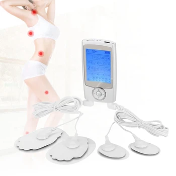 

Body Electrical Muscle Stimulator Digital Therapy Massager Pulse Acupuncture Machine 16 Mode For Care Pain Relief Massage