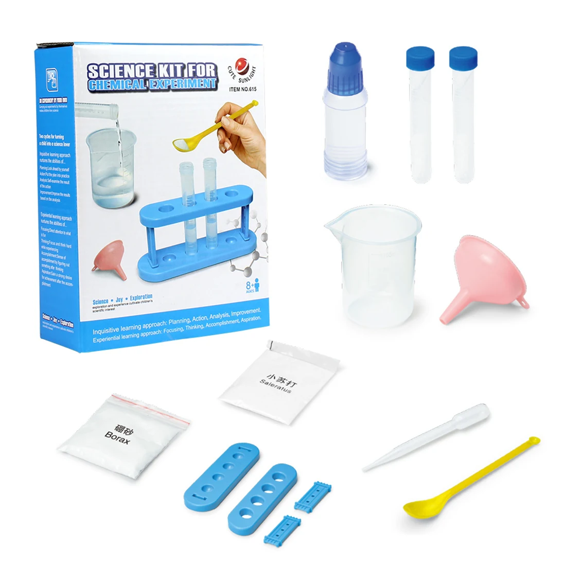 

DIY Chemical Experiment Science Learning Education Toy Kit Toys For Children Bottle Only