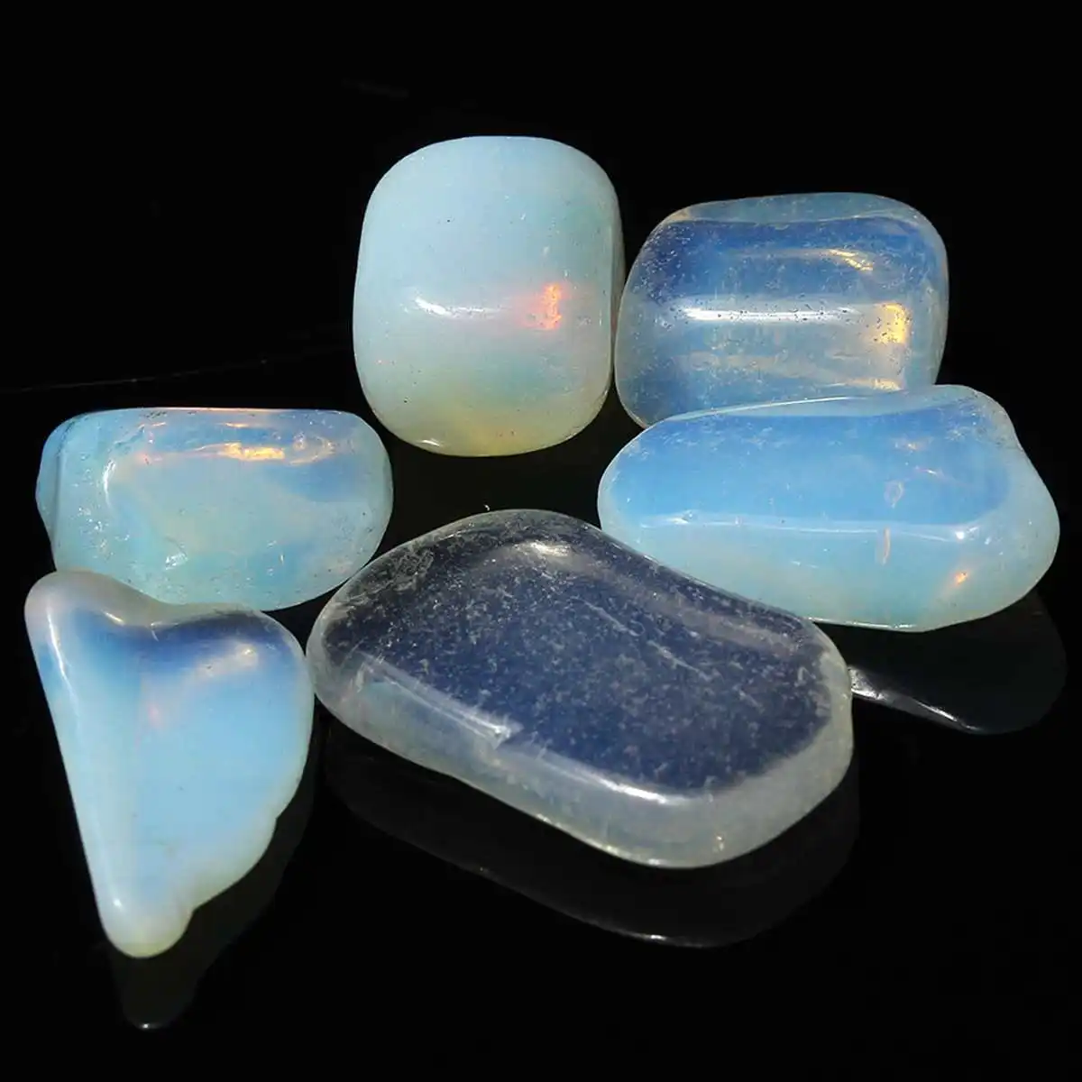 

6Pcs/Set Natural Mixed Quartz Opal Crystal Stone Healing Point Crystal Gravel Ornament Home Feng Shui Mineral Fish Tank Decor