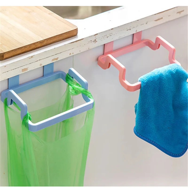 Kitchen Cabinets Storage Towel Shelf Holders Cupboard Door Back Trash Rack Storage Garbage Bag Holder Hanging Kitchen Cabinets Storage Towel Shelf Holders Cupboard Door Back Trash Rack Storage Garbage Bag Holder Hanging