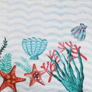 

Large baby milestone blanket soft Flannel newborn baby bath towel blanket baby stroller package photography props Shell crab