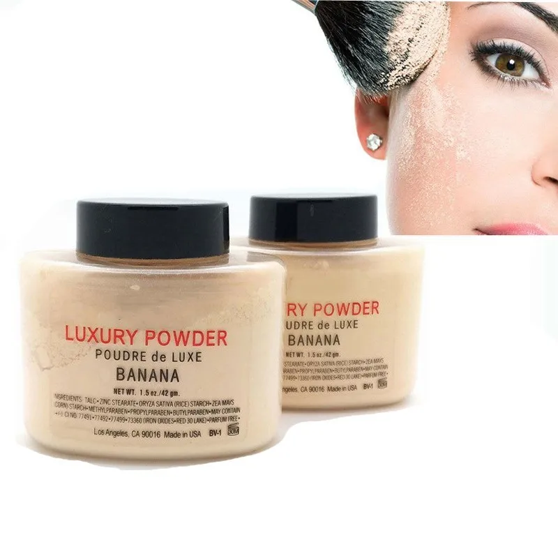 42g Banana Powder Smooth Loose Oil control Face Setting Powder Makeup