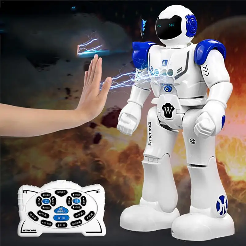 

Gesture Sensing RC Remote Control Robot Toy Robot USB Charging Dancing Gesture Action Figure Toy for Children Birthday Gift
