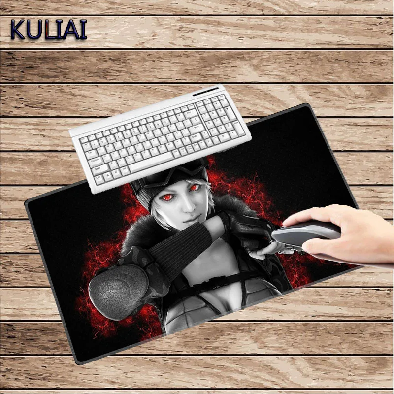 XGZ 2018 Gun Mouse Pad Cool Rubber Laptop 400X900X2MM Multi-size Rubber Keyboard Girls Game Player