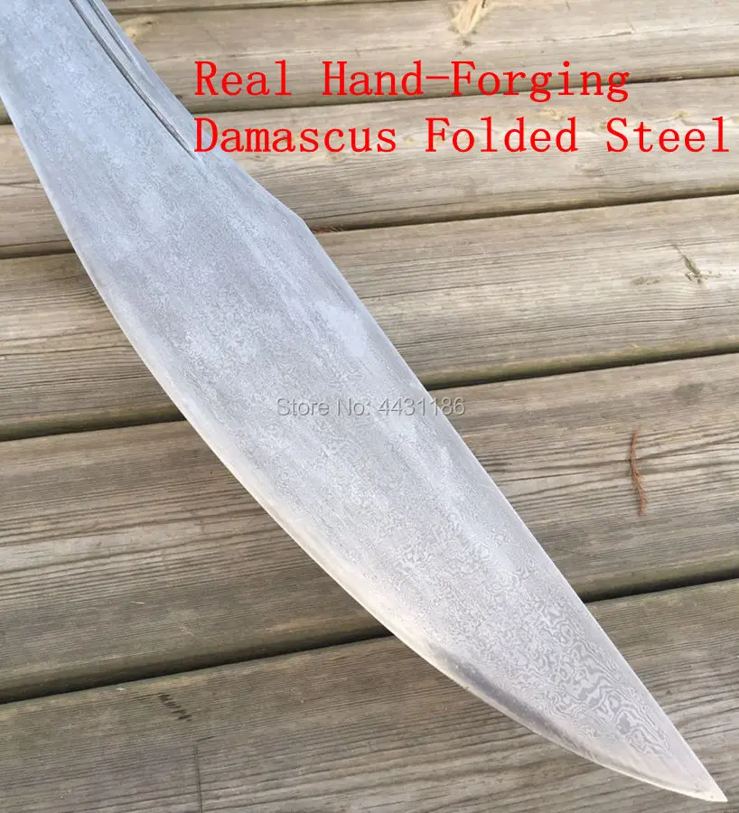 3,5 кг Китайская традиционная кунгфу тяжелый нож WuShu BaGua Broadsword Dao меч острый дамасский стальной клинок/медные аксессуары